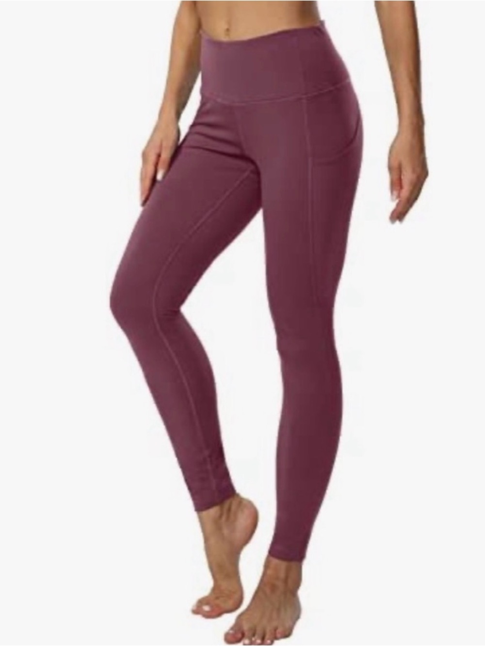 (PINK) Adrienne Vittadini Sport 7/8 High Rise Ankle Leggings